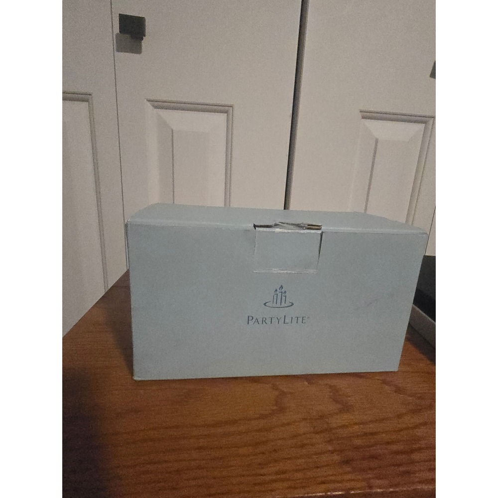 Vintahe PartyLite Stone Puzzle Tealight Holder Set P8344 4 Piece Neutral Decor